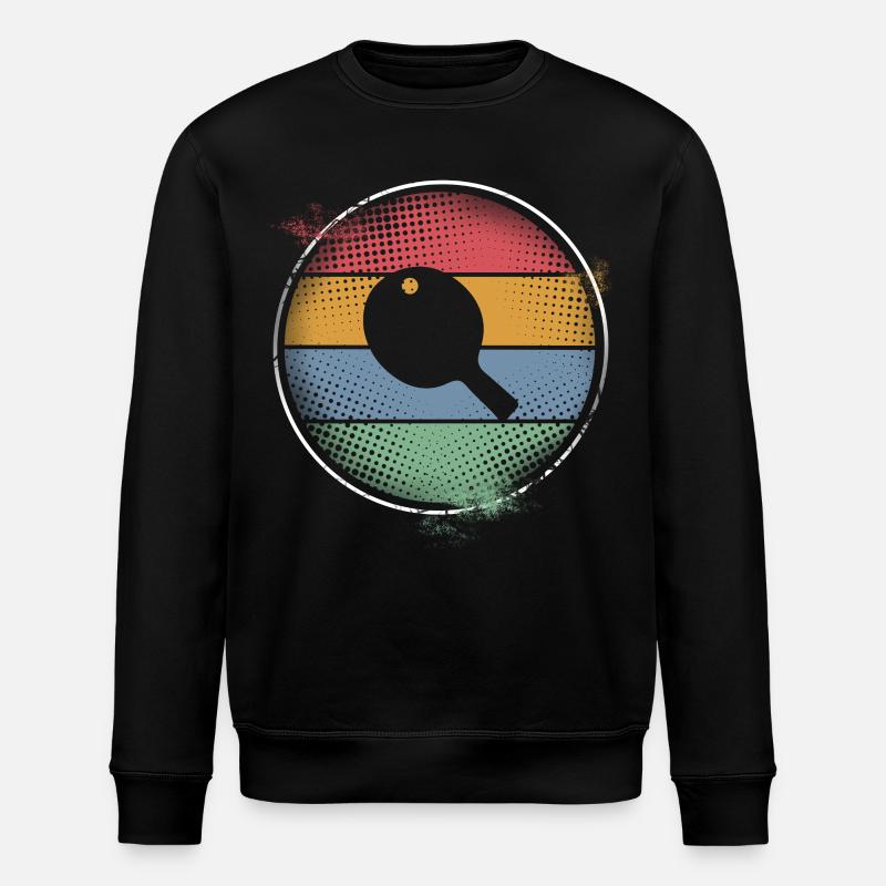 Ping-pong - Sweat bio ROLLER Stanley/Stella Unisexe - noir