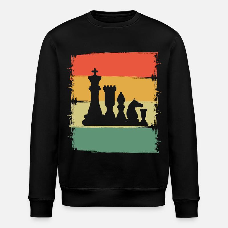 Échecs - Sweat bio ROLLER Stanley/Stella Unisexe - noir