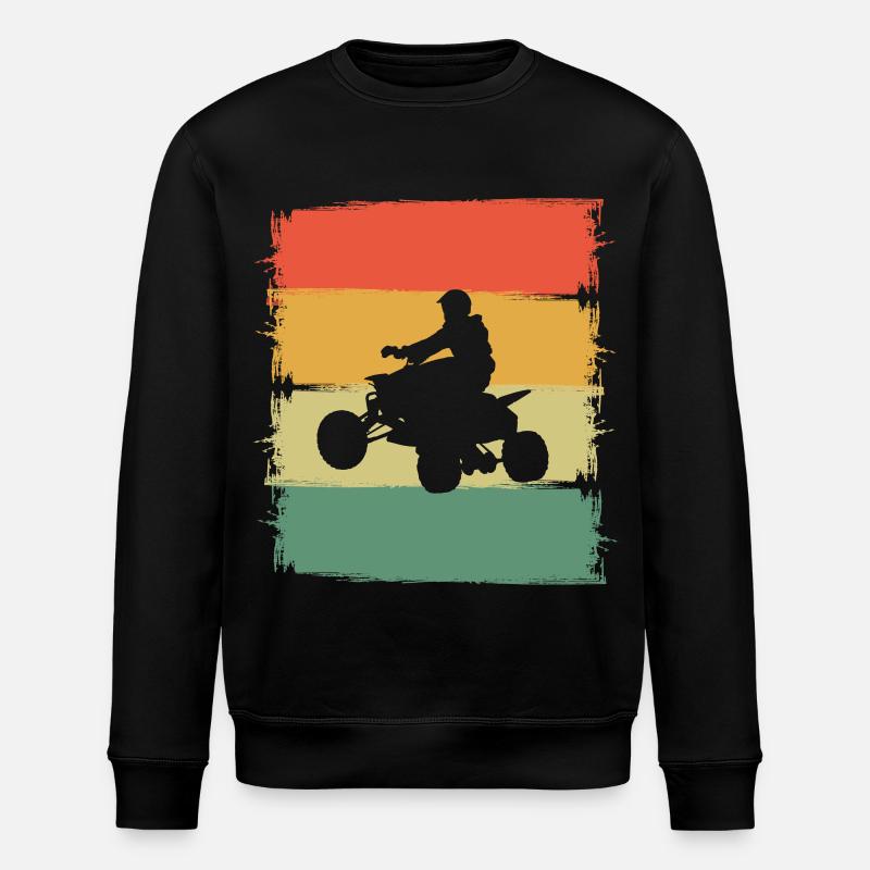 Quad - Stanley/Stella Unisex Bio-Sweatshirt ROLLER - Schwarz