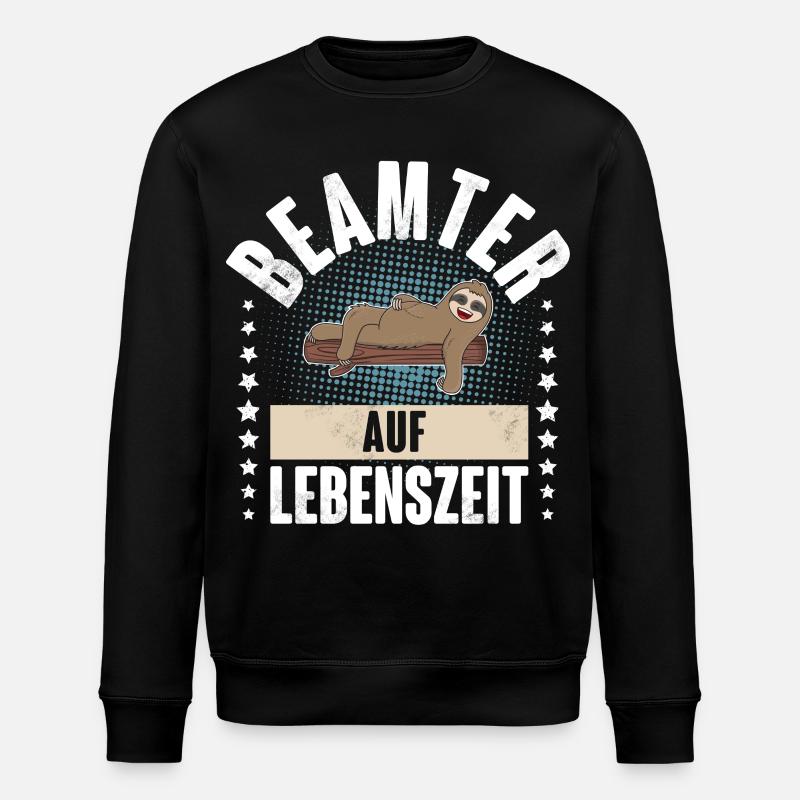 Beamter auf Lebenszeit - Stanley/Stella Unisex Bio-Sweatshirt ROLLER - Schwarz