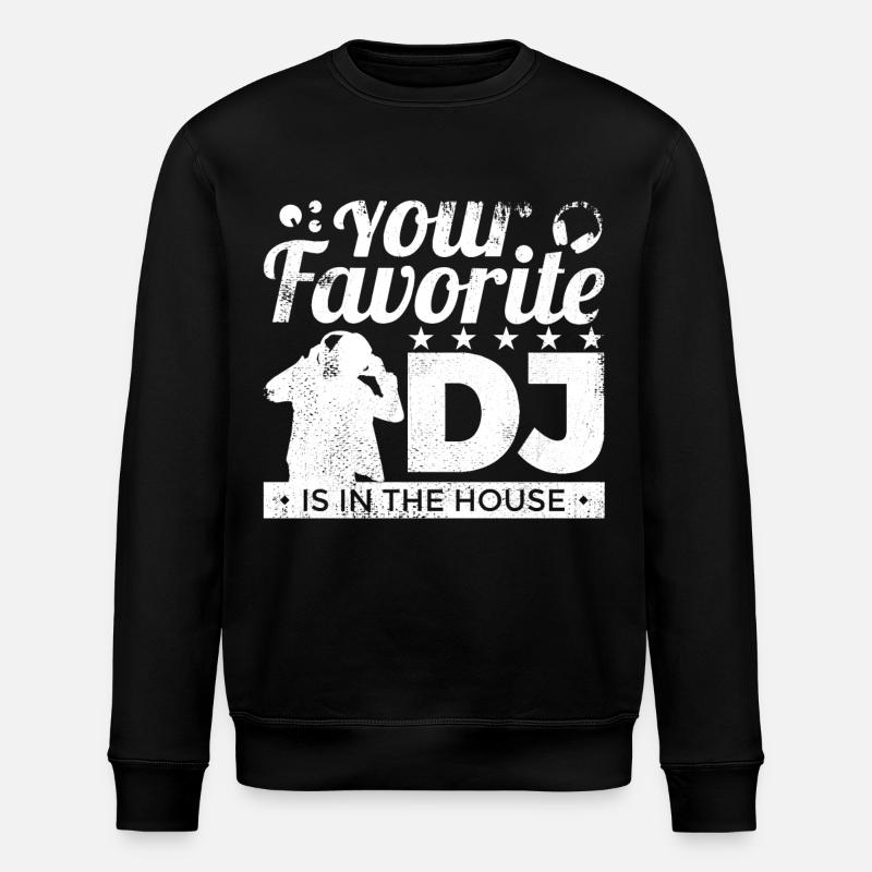 Lieblings-DJ - Stanley/Stella Unisex Bio-Sweatshirt ROLLER - Schwarz