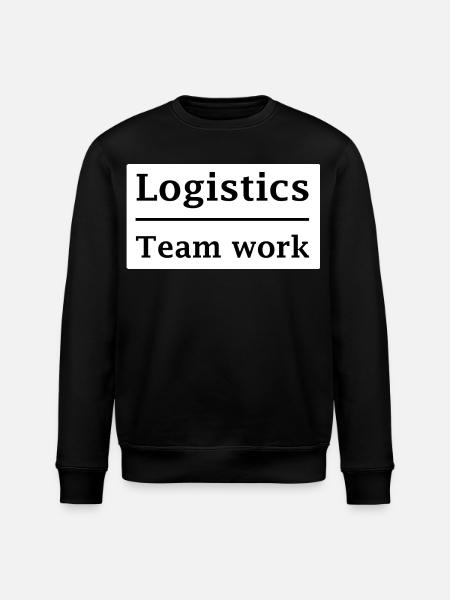 Logistician Teamwork - Stanley/Stella ROLLER Unisex Organic Sweatshirt - black