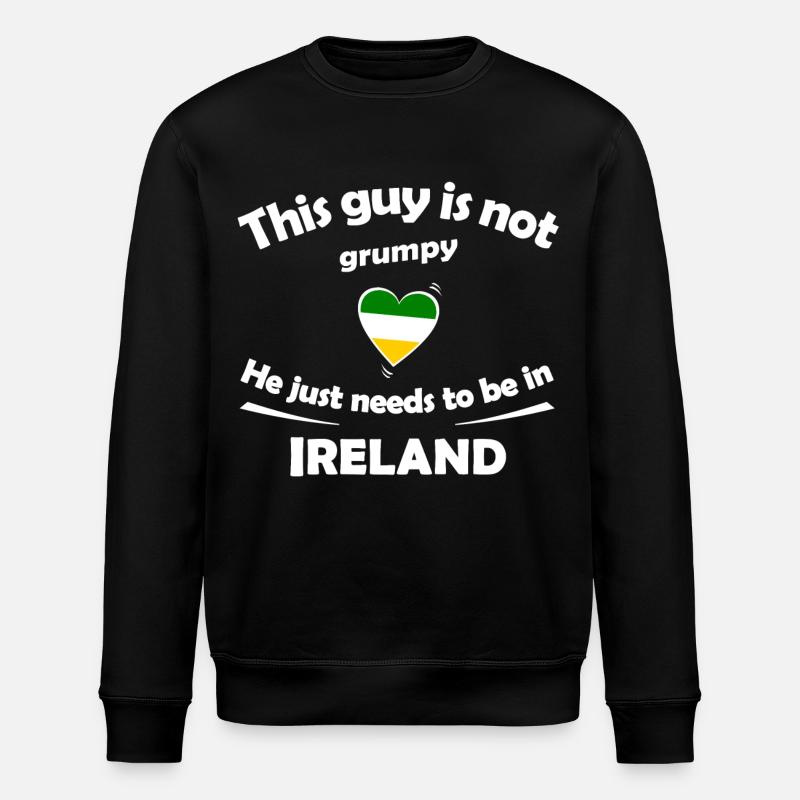 Vacances en Irlande - Sweat bio ROLLER Stanley/Stella Unisexe - noir