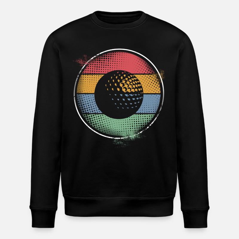 Golfball Golf - Stanley/Stella Unisex Bio-Sweatshirt ROLLER - Schwarz