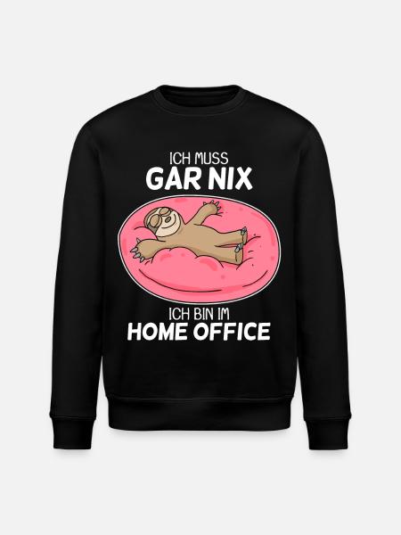 Home Office Spruch - Stanley/Stella Unisex Bio-Sweatshirt ROLLER - Schwarz
