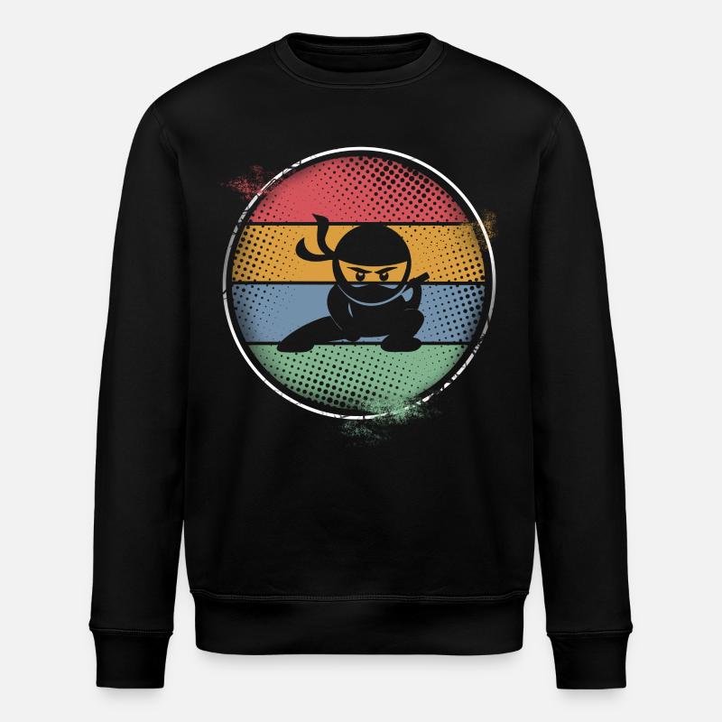 Ninja - Stanley/Stella Unisex Bio-Sweatshirt ROLLER - Schwarz