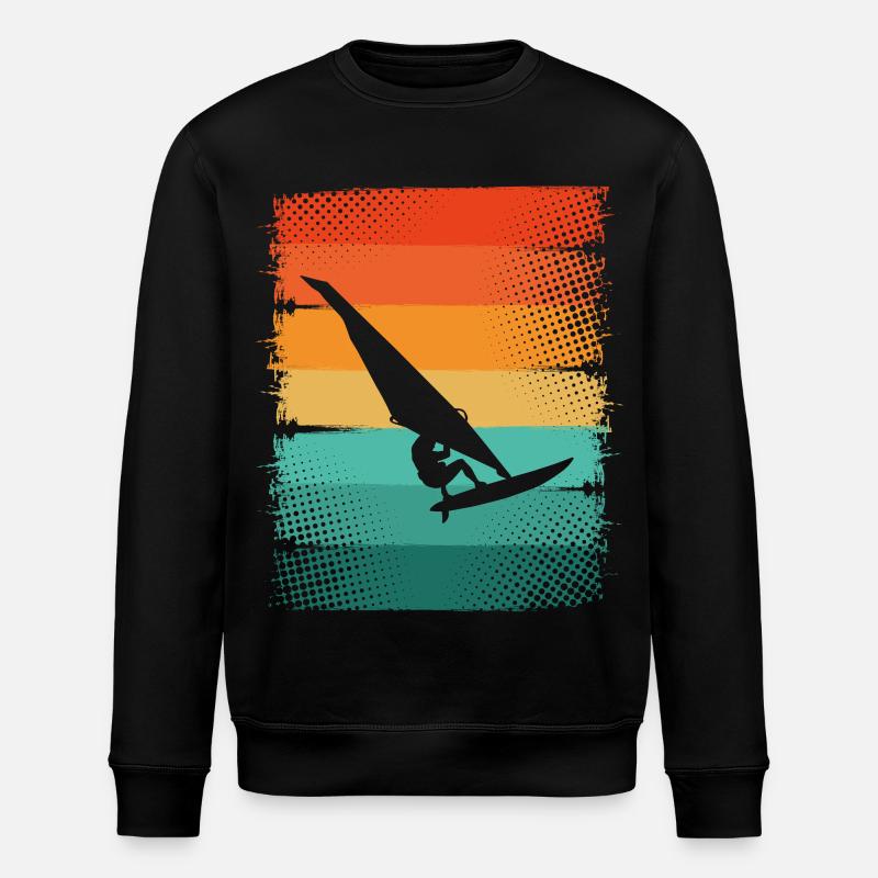 Planche à voile - Sweat bio ROLLER Stanley/Stella Unisexe - noir