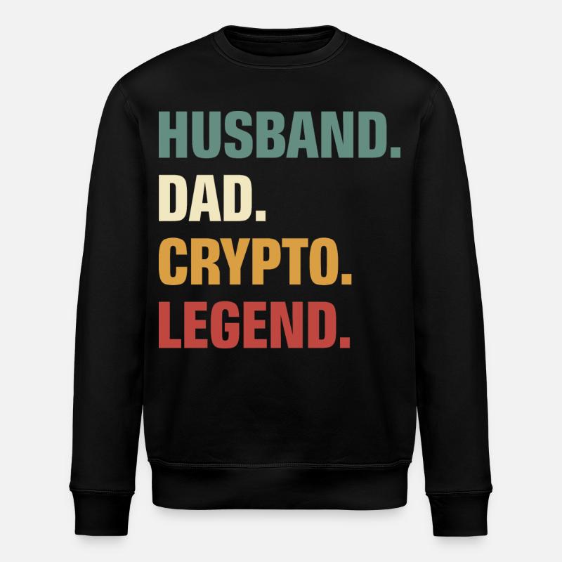 Crypto Papa - Sweat bio ROLLER Stanley/Stella Unisexe - noir
