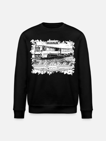 Ikarus Bus articulated bus - Stanley/Stella ROLLER Unisex Organic Sweatshirt - black