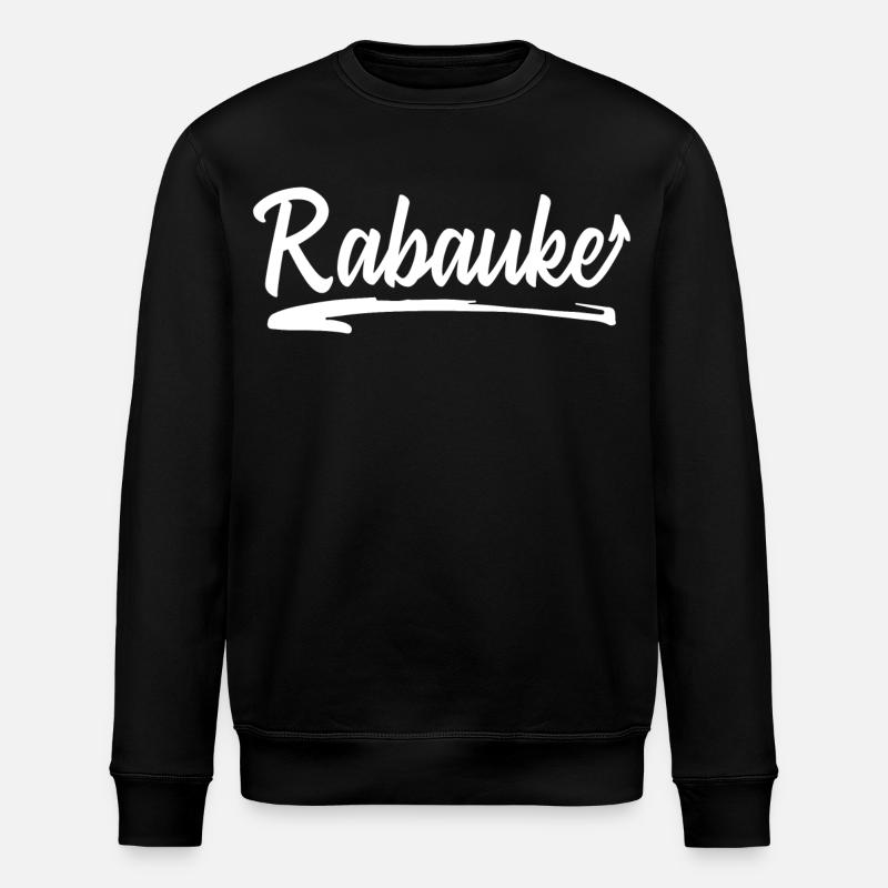 Rabauke - Stanley/Stella Unisex Bio-Sweatshirt ROLLER - Schwarz
