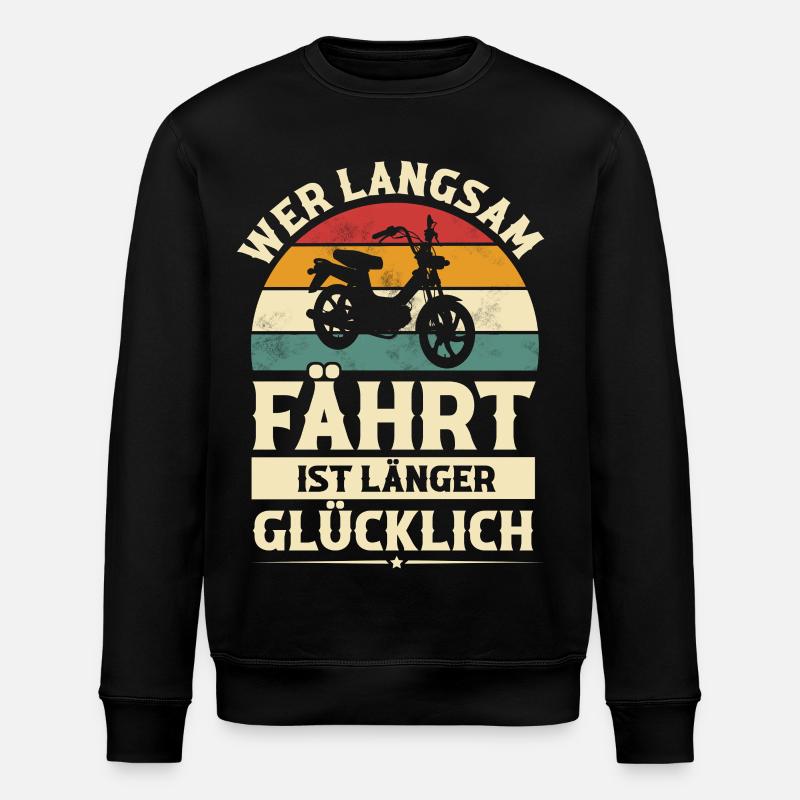 Mofa - Stanley/Stella Unisex Bio-Sweatshirt ROLLER - Schwarz