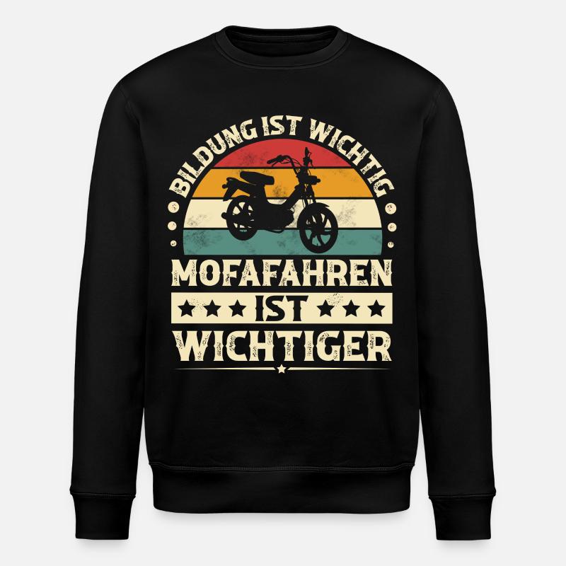 Mofa - Stanley/Stella Unisex Bio-Sweatshirt ROLLER - Schwarz