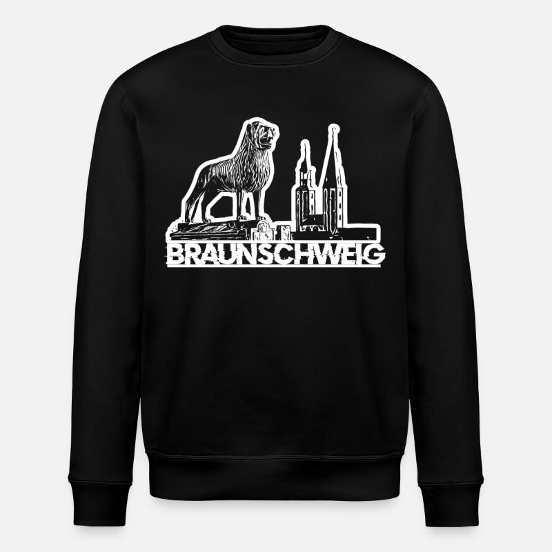 Brunswick Lion - Sweat bio ROLLER Stanley/Stella Unisexe - noir