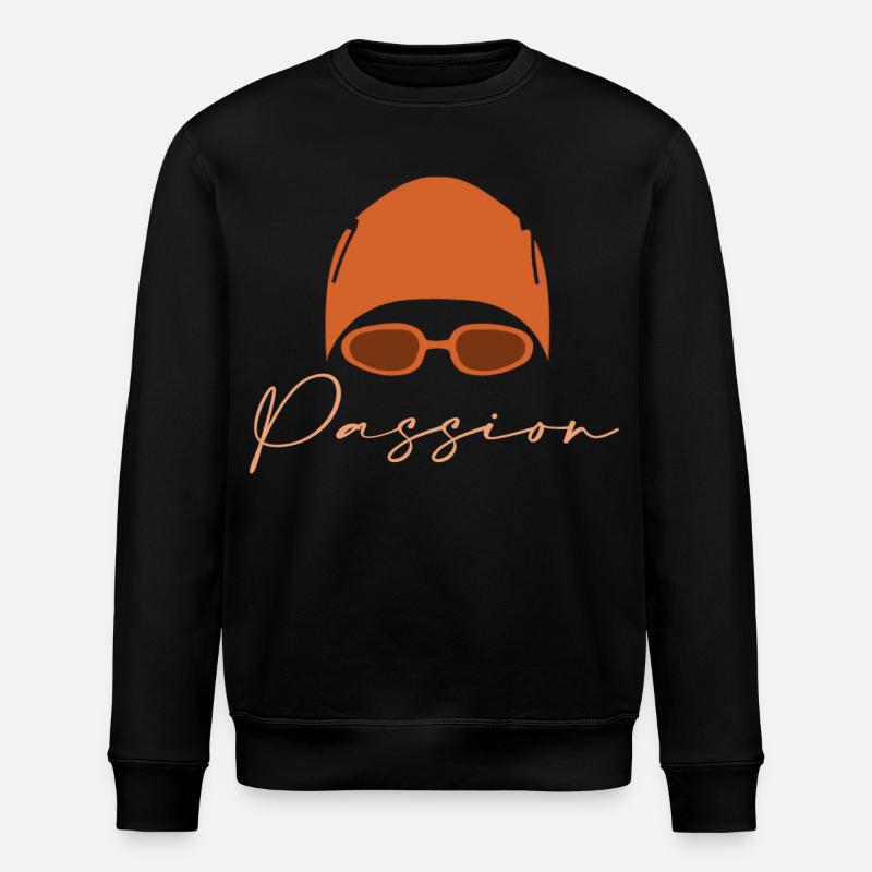 Nageur - Sweat bio ROLLER Stanley/Stella Unisexe - noir