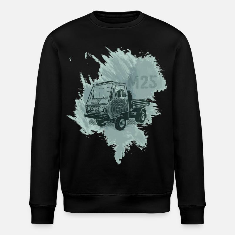 M25 Multicar - Stanley/Stella Unisex Bio-Sweatshirt ROLLER - Schwarz