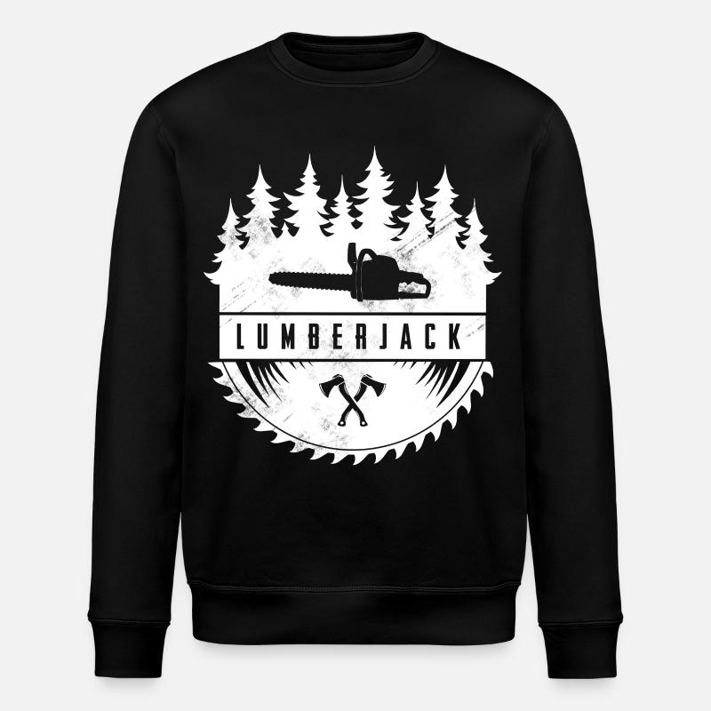 Bûcheron - Sweat bio ROLLER Stanley/Stella Unisexe - noir