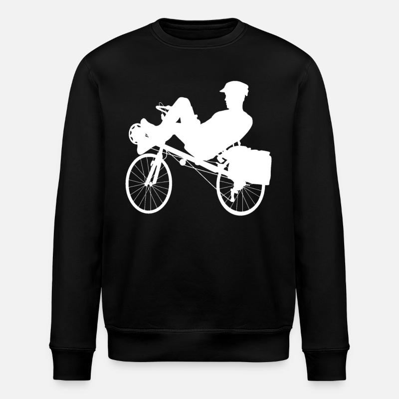 couché blanc - Sweat bio ROLLER Stanley/Stella Unisexe - noir