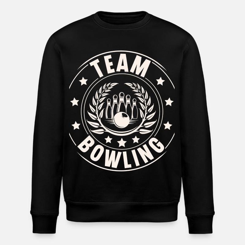 Équipe de bowling - Sweat bio ROLLER Stanley/Stella Unisexe - noir