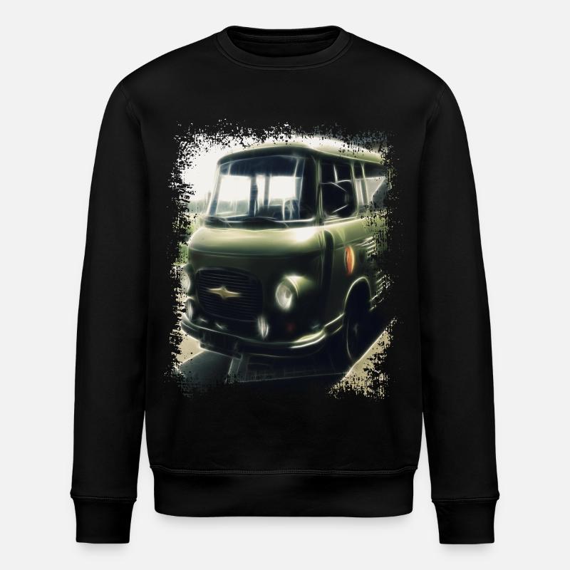 Barkas - NVA - DDR - Transporter - Stanley/Stella Unisex Bio-Sweatshirt ROLLER - Schwarz