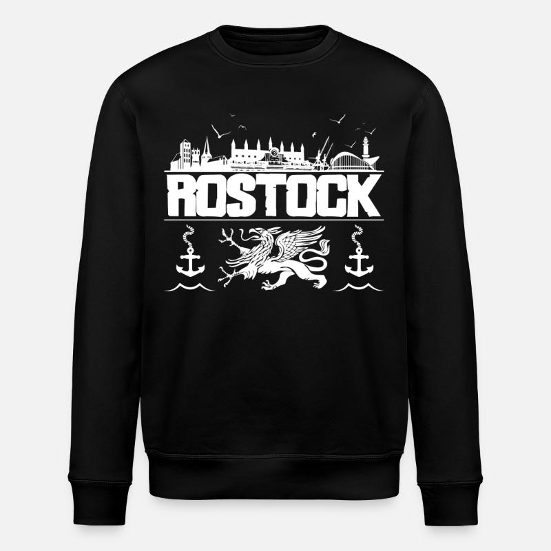 Rostock - Sweat bio ROLLER Stanley/Stella Unisexe - noir