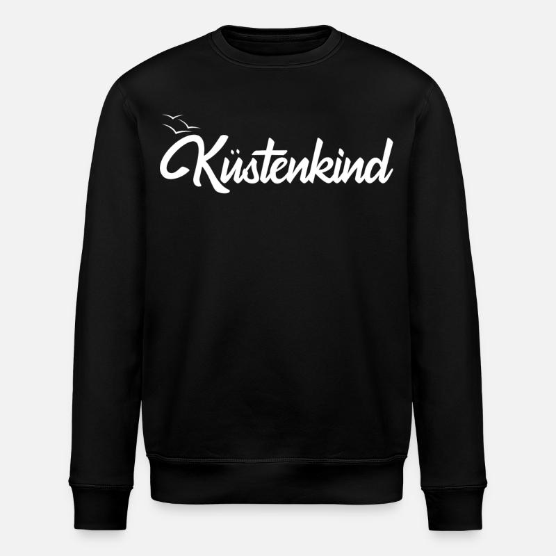 Küstenkind - Stanley/Stella Unisex Bio-Sweatshirt ROLLER - Schwarz