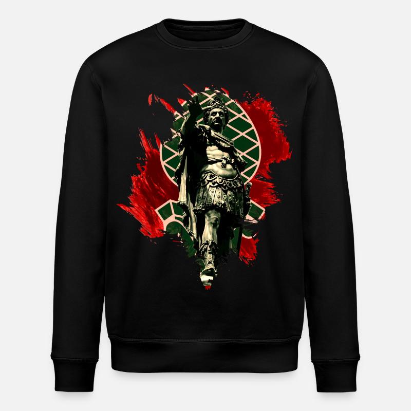Augsburg - Stanley/Stella Unisex Bio-Sweatshirt ROLLER - Schwarz