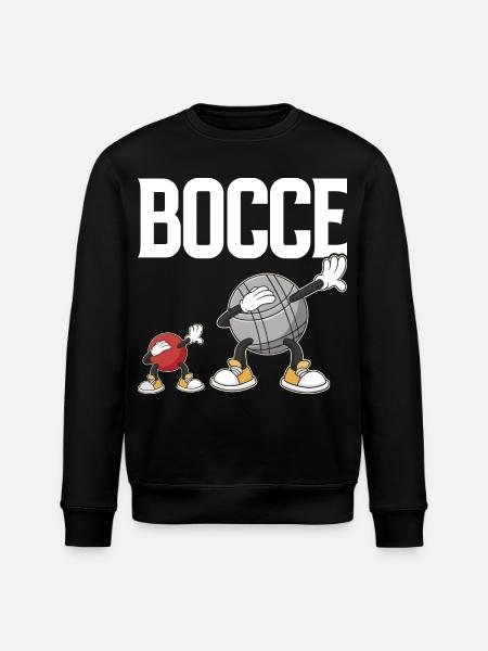Dabbing Bocce Ball with Jack Bocci Dab Game Bocce - Stanley/Stella ROLLER Unisex Organic Sweatshirt - black
