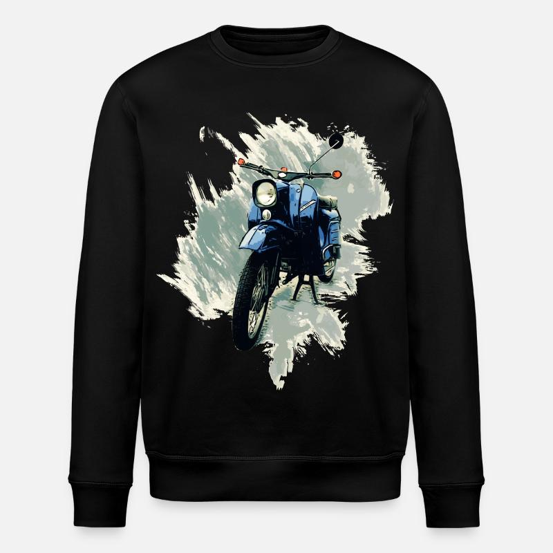 Simson Schwalbe - Stanley/Stella Unisex Bio-Sweatshirt ROLLER - Schwarz