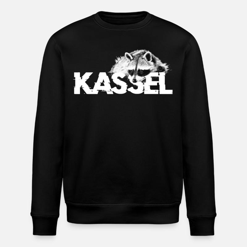 raton laveur Kassel - Sweat bio ROLLER Stanley/Stella Unisexe - noir