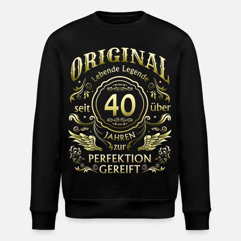 40 ans de maturation - Sweat bio ROLLER Stanley/Stella Unisexe - noir