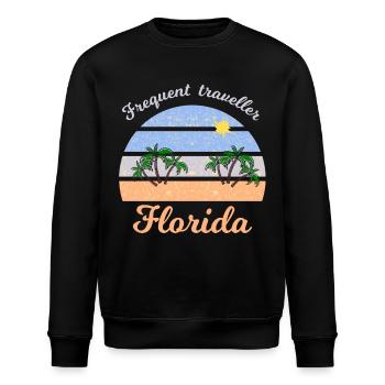 Urlaub in Florida - Stanley/Stella Unisex Bio-Sweatshirt ROLLER - Schwarz - Vorne - Nik (191cm)