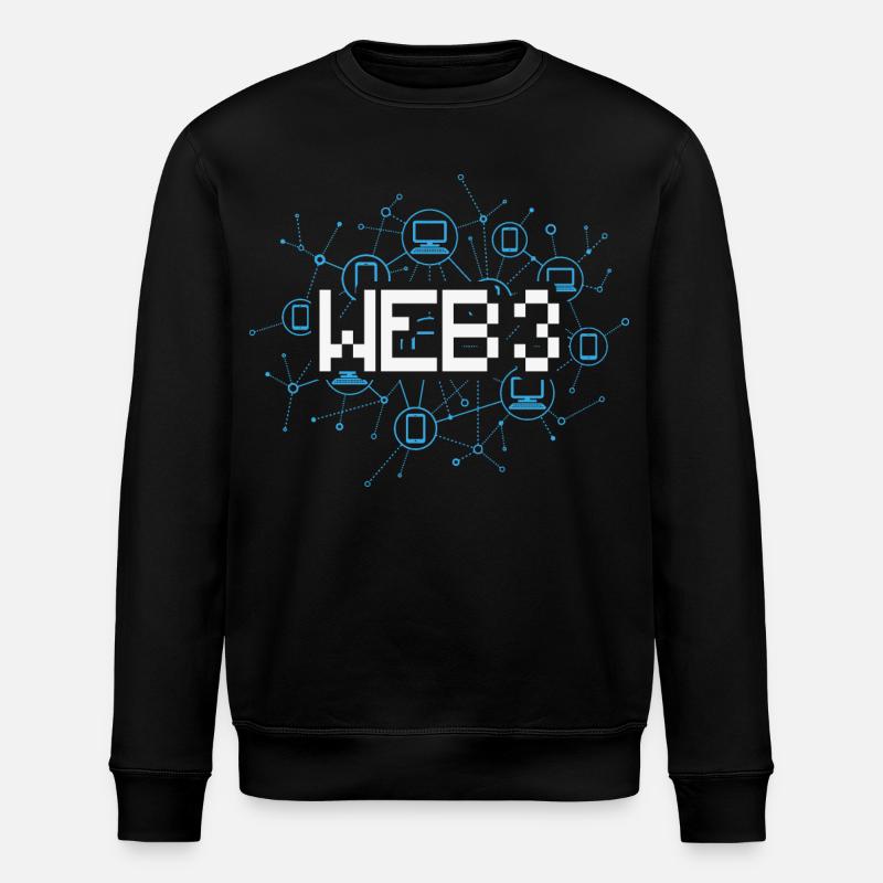 Web3 - Stanley/Stella Unisex Bio-Sweatshirt ROLLER - Schwarz
