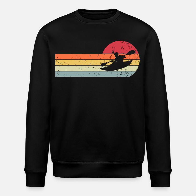 Kayak Kayaking - Sweat bio ROLLER Stanley/Stella Unisexe - noir