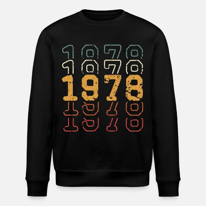 1978 - Sweat bio ROLLER Stanley/Stella Unisexe - noir