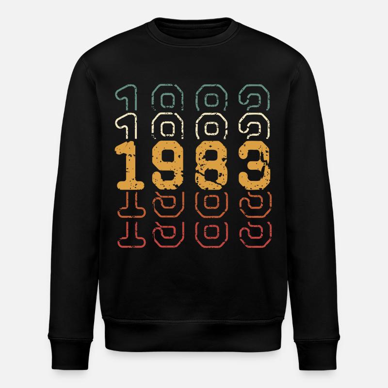 1983 - Stanley/Stella Unisex Bio-Sweatshirt ROLLER - Schwarz