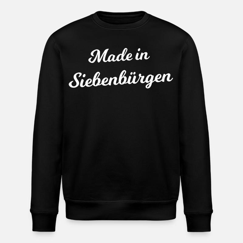 Geboren in Siebenbürgen - Stanley/Stella Unisex Bio-Sweatshirt ROLLER - Schwarz