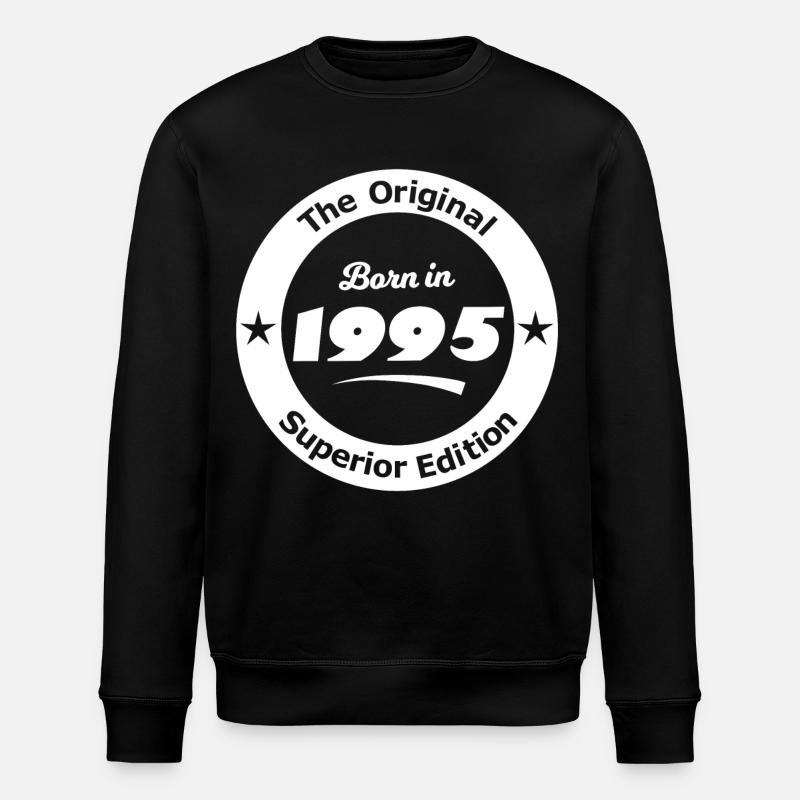 Année de naissance 1995 - Sweat bio ROLLER Stanley/Stella Unisexe - noir