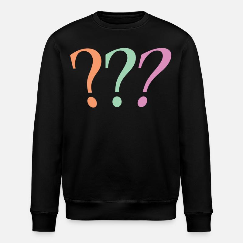 Fragezeichen - Stanley/Stella Unisex Bio-Sweatshirt ROLLER - Schwarz