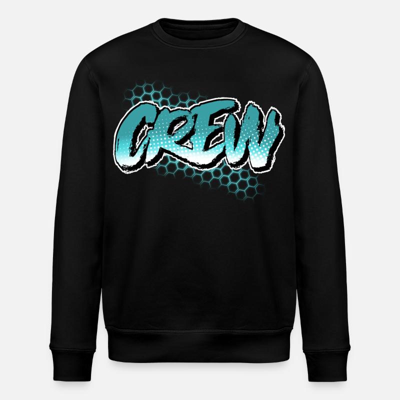Crew - Stanley/Stella ROLLER Unisex Organic Sweatshirt - black