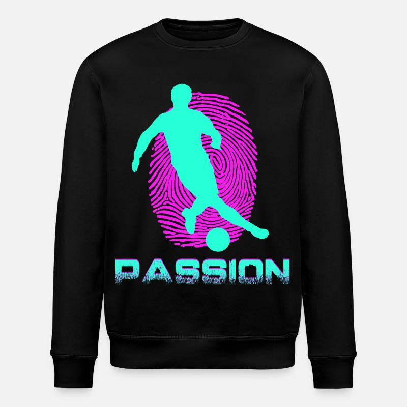 Football - Stanley/Stella ROLLER Unisex Organic Sweatshirt - black