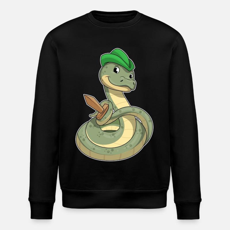 Snake Sword - Stanley/Stella ROLLER Unisex Organic Sweatshirt - black