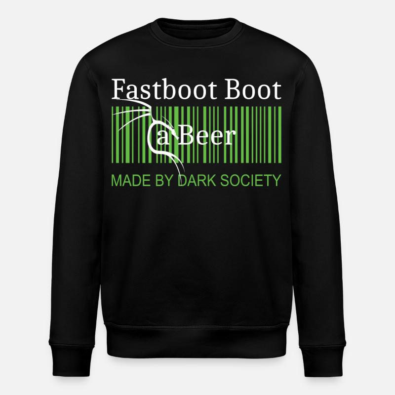 Fastboot Boot une bière - Sweat bio ROLLER Stanley/Stella Unisexe - noir