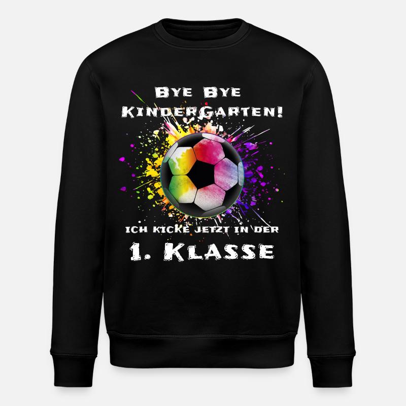 Fußball 1. Klasse - Stanley/Stella Unisex Bio-Sweatshirt ROLLER - Schwarz