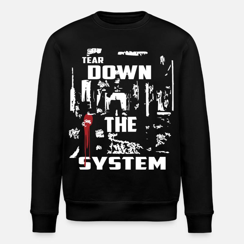 Détruire le système - Sweat bio ROLLER Stanley/Stella Unisexe - noir