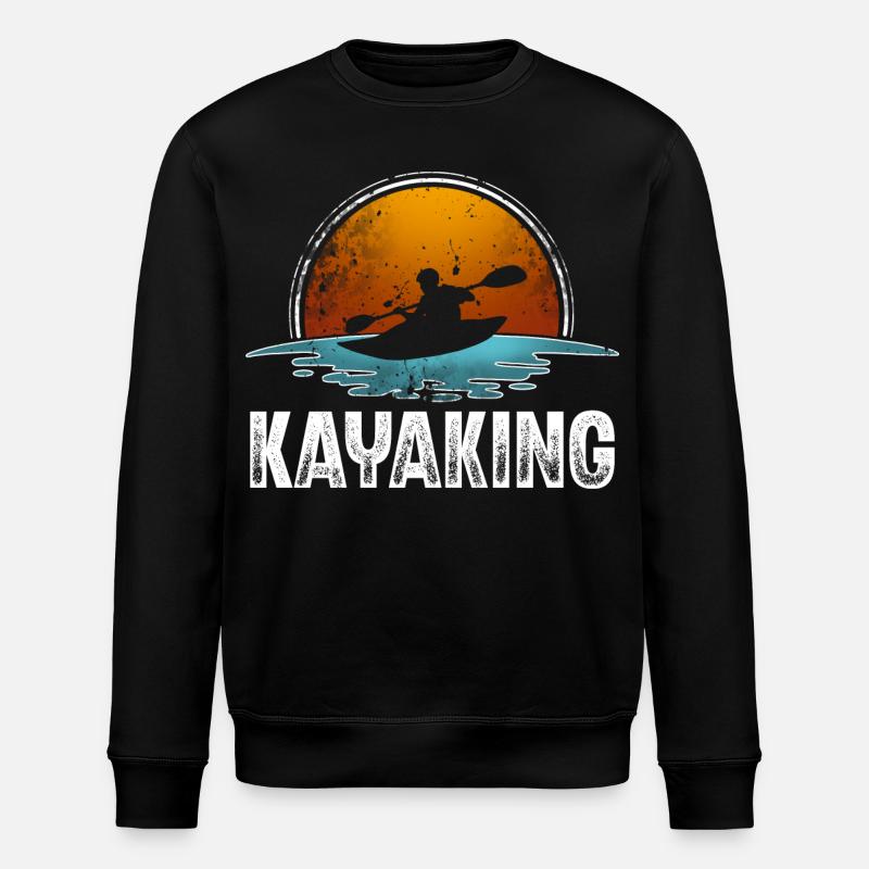 Kayak Kayaker Kayaker - Stanley/Stella ROLLER Unisex Organic Sweatshirt - black