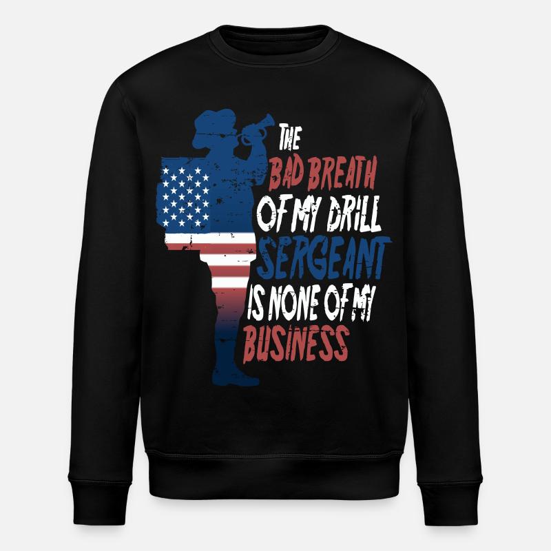 Drill Sergeant - Stanley/Stella Unisex Bio-Sweatshirt ROLLER - Schwarz