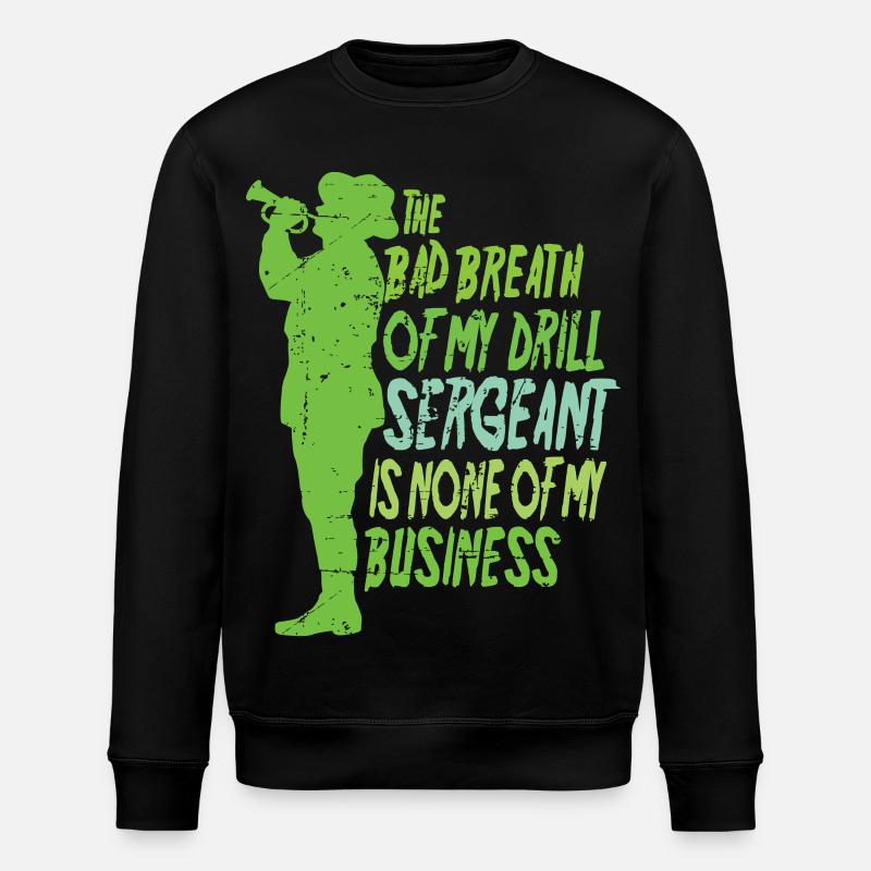 Drill Sergeant - Stanley/Stella Unisex Bio-Sweatshirt ROLLER - Schwarz