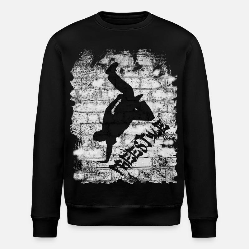 Nage libre - Sweat bio ROLLER Stanley/Stella Unisexe - noir