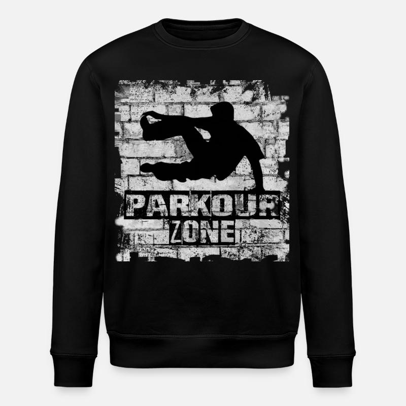 Parkour - Sweat bio ROLLER Stanley/Stella Unisexe - noir