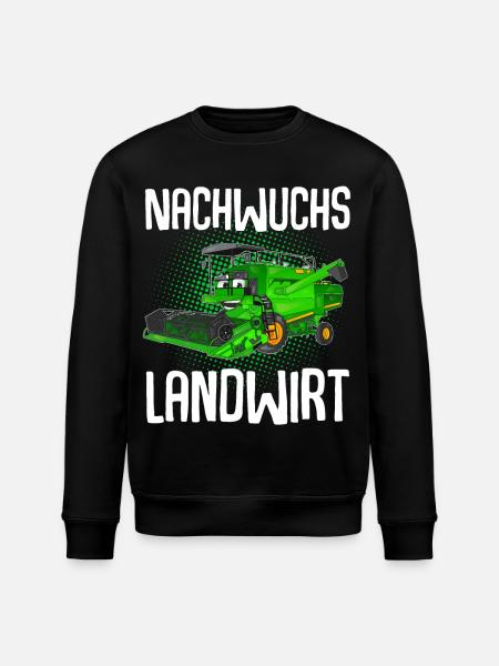 Nachwuchs Landwirt - Stanley/Stella Unisex Bio-Sweatshirt ROLLER - Schwarz